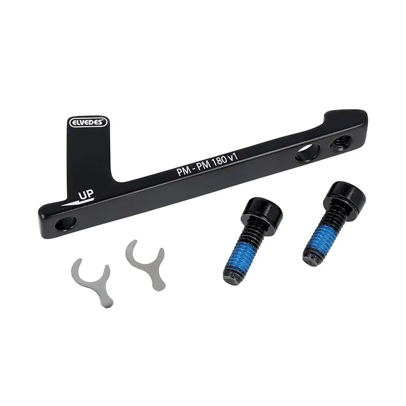 Adaptateur - Rehausse Frein A Disque VTT Post-Mount Avant - Arrière Elvedes Sur Fourche - Cadre Étrier 160 mm Pour Disque 180 mm