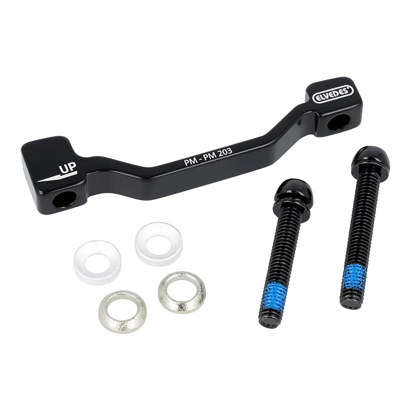 Adaptateur - Rehausse Frein A Disque VTT Post-Mount Avant Elvedes Sur Fourche Étrier 180 mm Pour Disque 203 mm