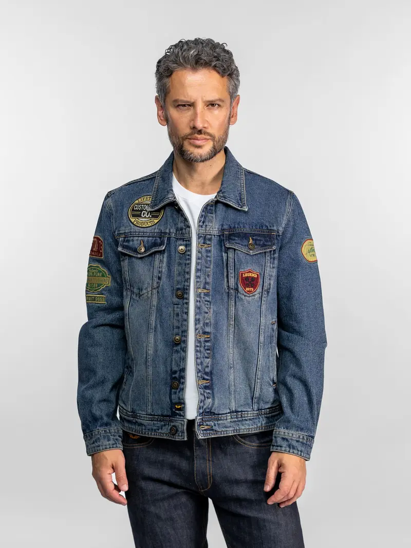 Alexis - Veste en jean vintage