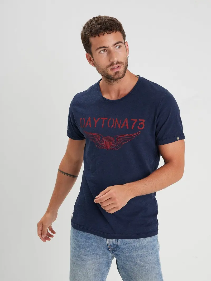 American - T-shirt imprimé daytona 73