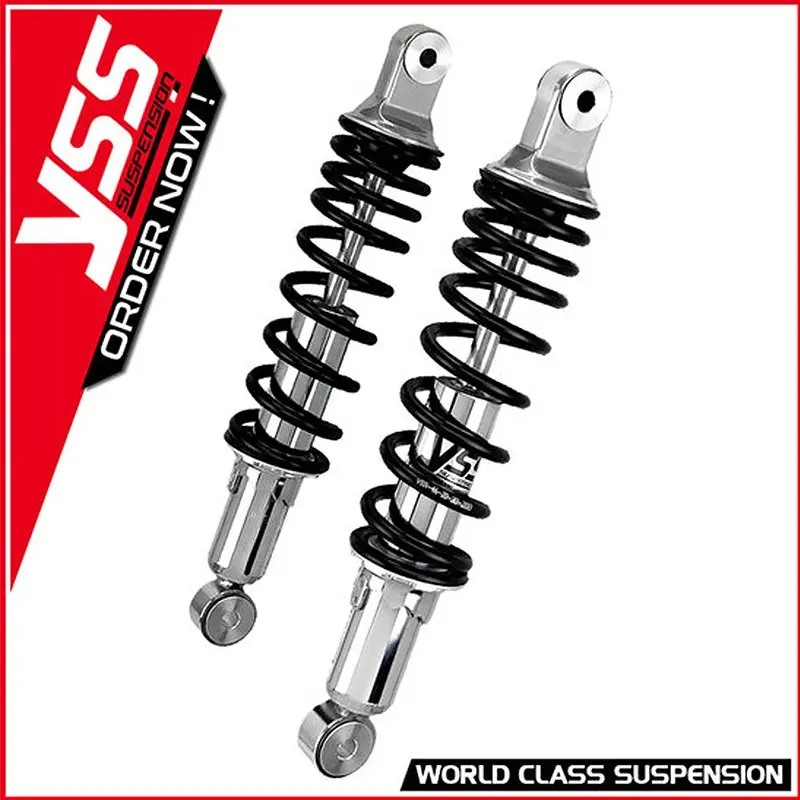Amortisseurs moto universels RD-MO-222-P CHR-BLK-C000 | YSS