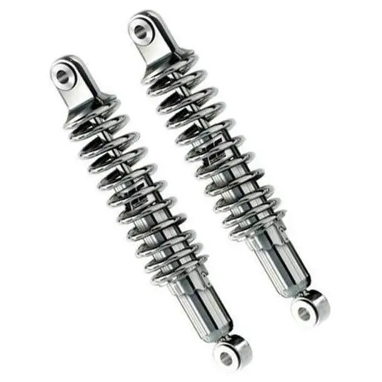 Amortisseurs moto universels RD222-P ressort chrome 280 à 370 mm | YSS