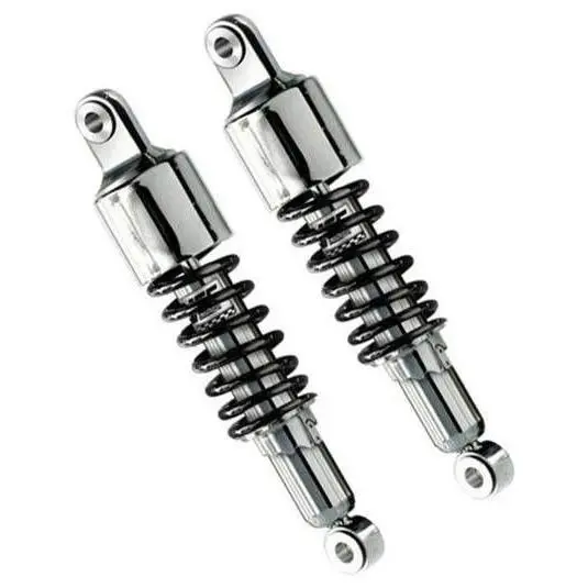 Amortisseurs moto universels RD222-P ressort noir cache 60mm 280 à 370 mm | YSS