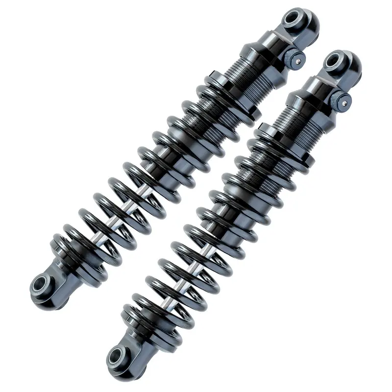 Amortisseurs Shock Factory 2WIN Black Edition pour Indian Scout Bobber 15-19 (305mm)