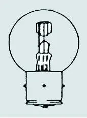 Ampoule 6V 45/40W BA21D