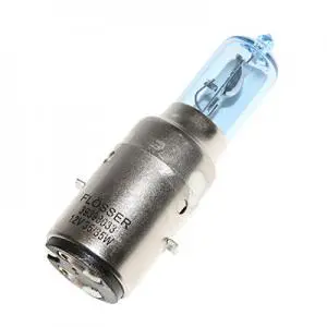 Ampoule BA20d 12V 35/35W Halogène Bleu