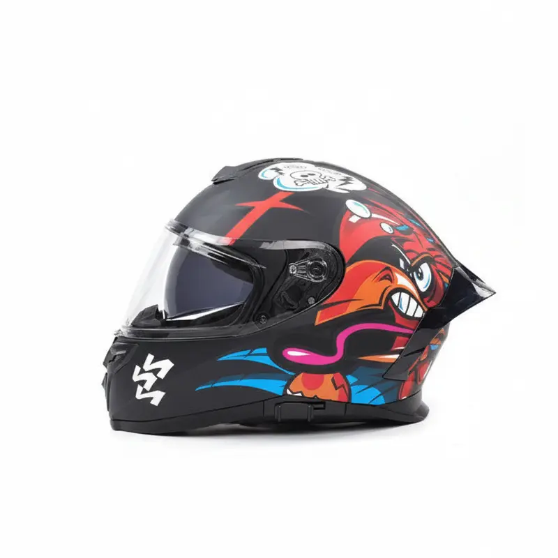 Ancestry - Casque moto cartoon