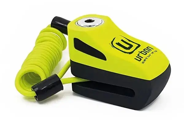Antivol moto -Bloque Disque Ø5,5 mm - Noir/jaune
