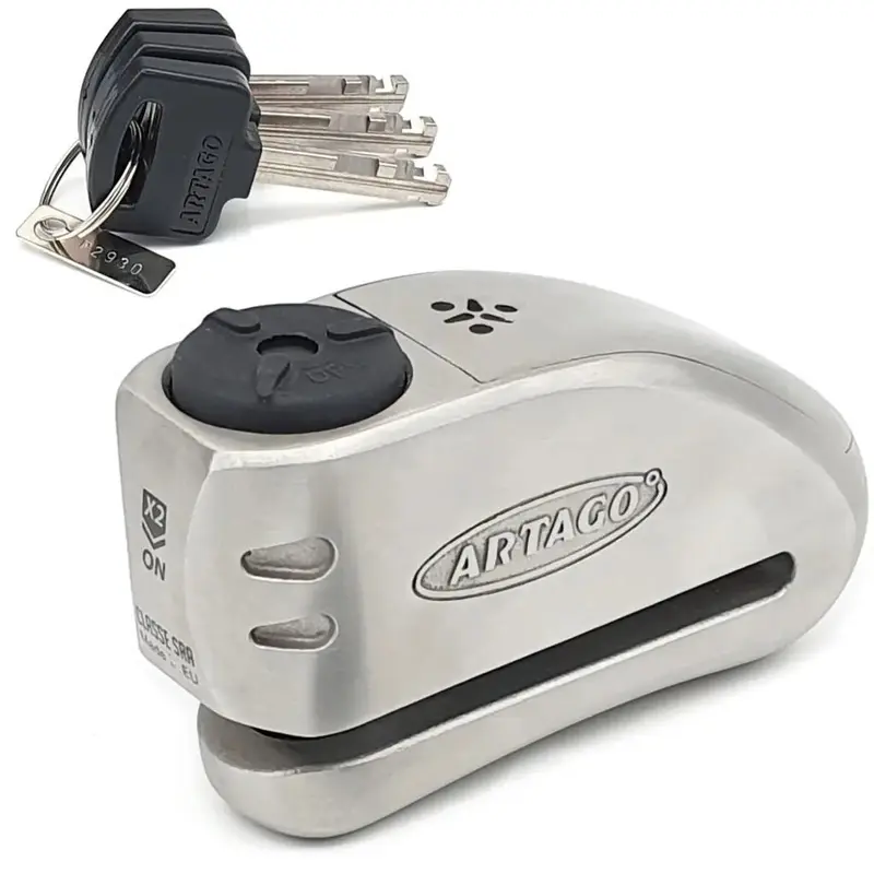 Antivol moto SRA avec alarme - Bloque Disque
