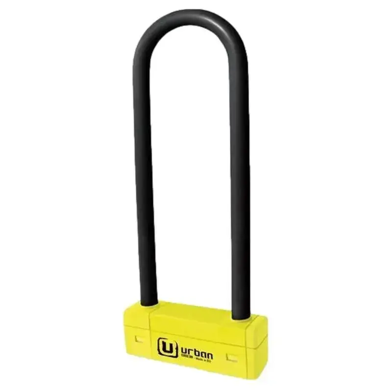 Antivol moto U - UR85 - ø18 - 85*300 Homologation SRA Noir & Jaune