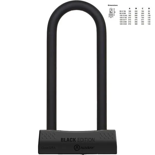 ANTIVOL SRA U BLACK EDITION - 85X310