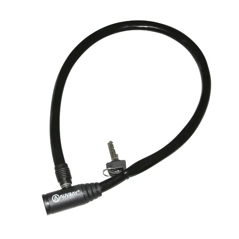 Antivol Vélo Câble A Clé Auvray Diam 5 mm L 65 cm