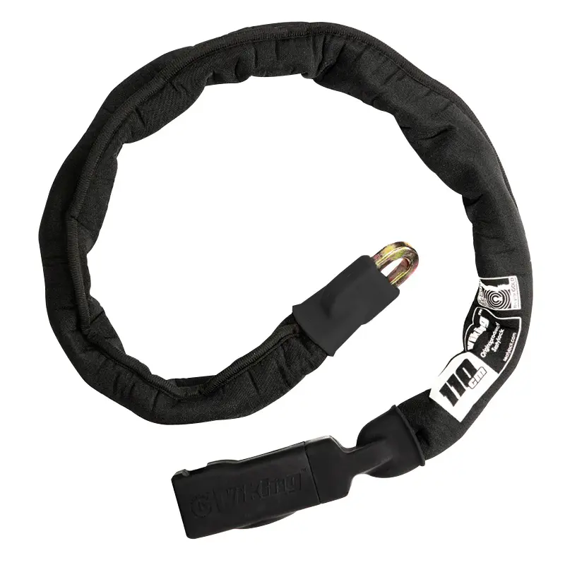 Antivol Vélo Chaîne A Clé Seatylock Viking Gold Maillons 10 mm 110 cm (Vendu A L'Unite) Homologué Sold Secure Gold - Homologué Fub 2 Etoiles