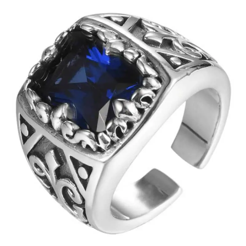 Bague biker - Dark Crown