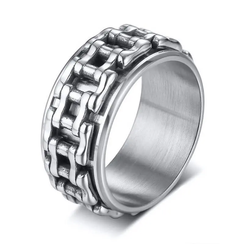 Bague biker - Iron Chaine
