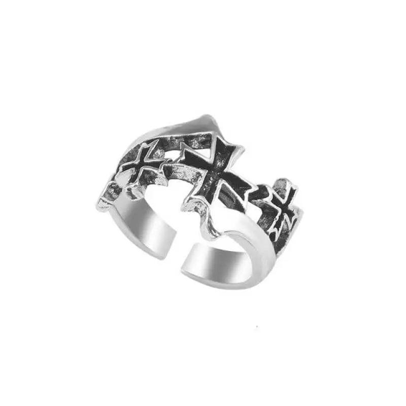 Bague biker - Iron Cross