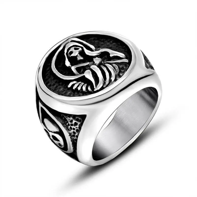 Bague biker - La faucheuse