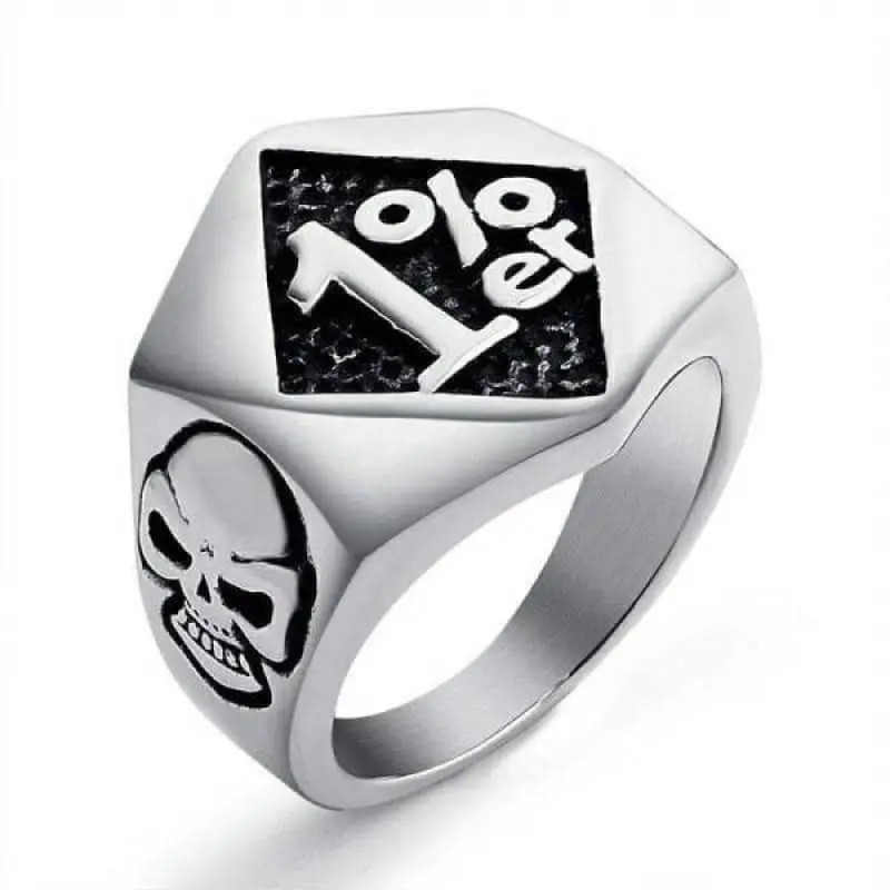 Bague biker - Rebel 1%