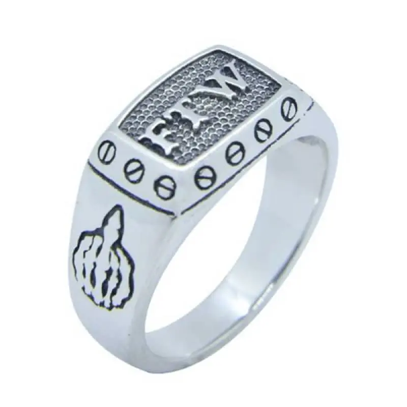 Bague biker - Rebel FTW
