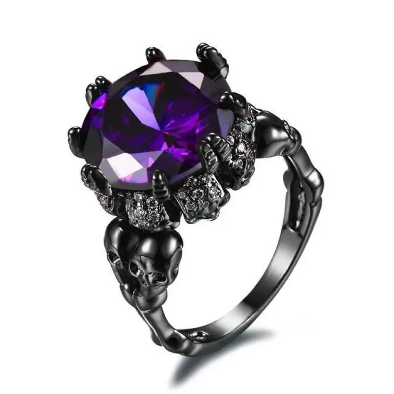Bague biker - Skull Empress