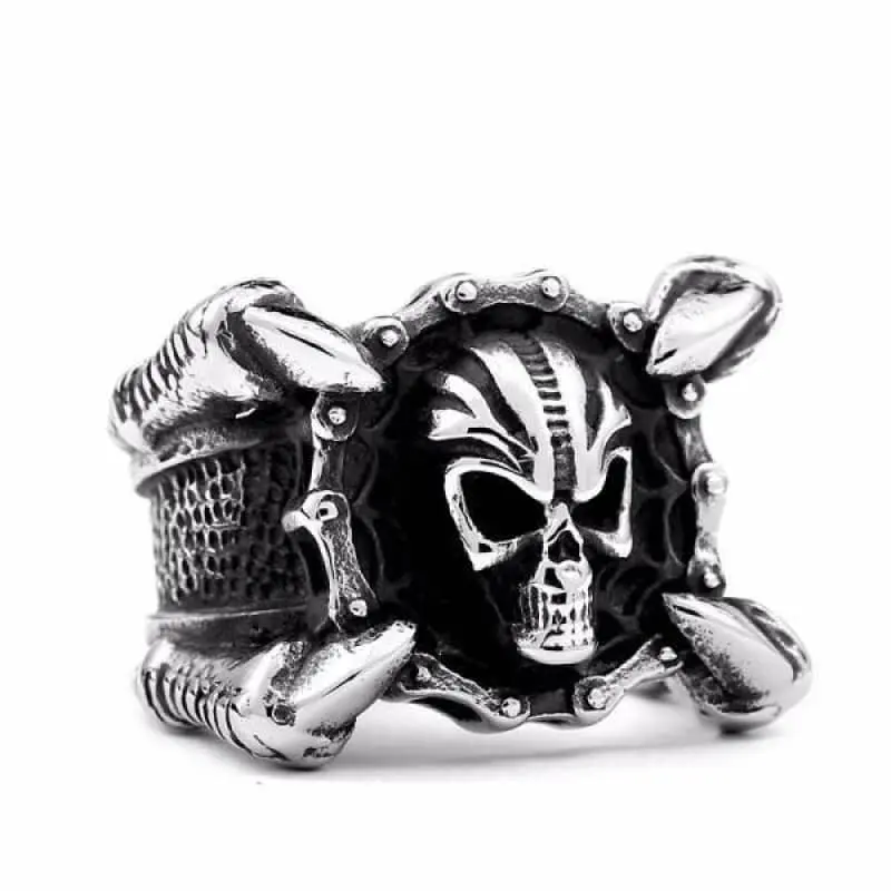 Bague biker - Skull Fang