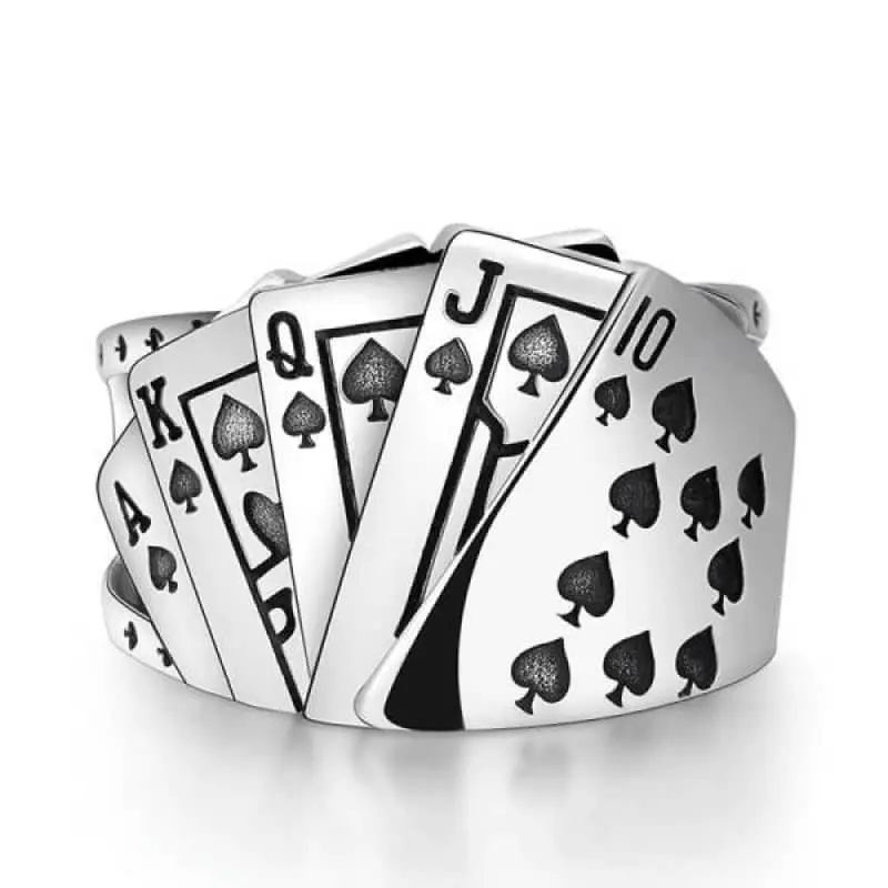Bague biker - Steel Flush