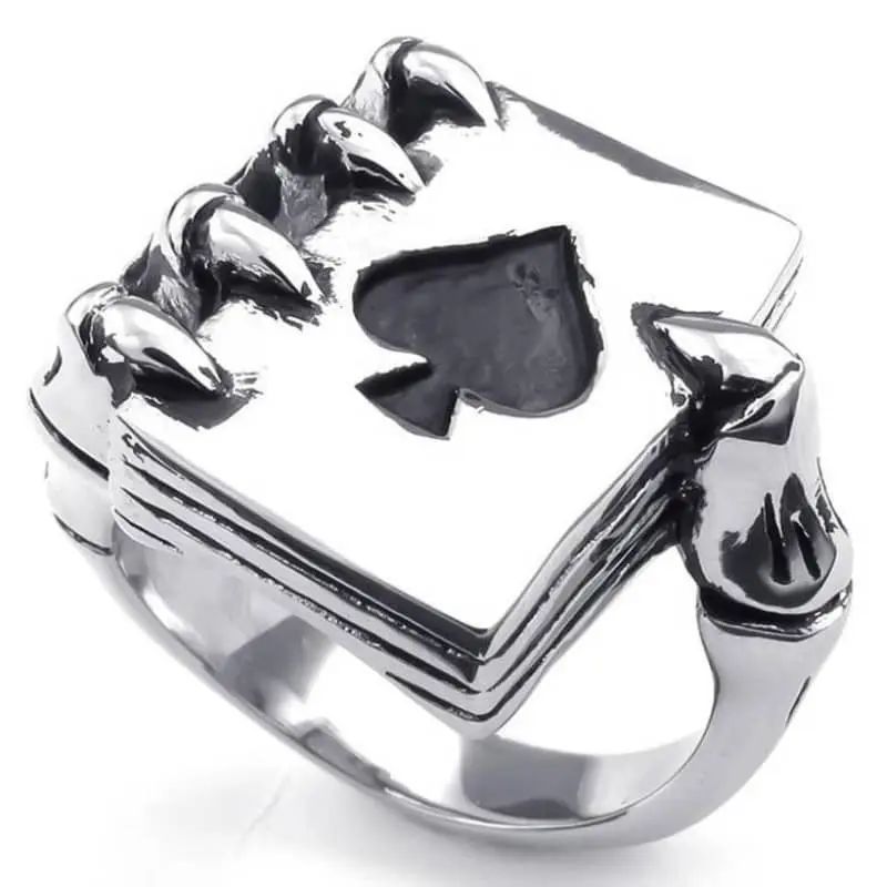 Bague en acier - Dark Hand