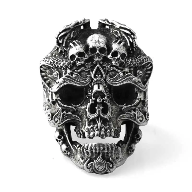 Bague en acier - Tribal Spirit
