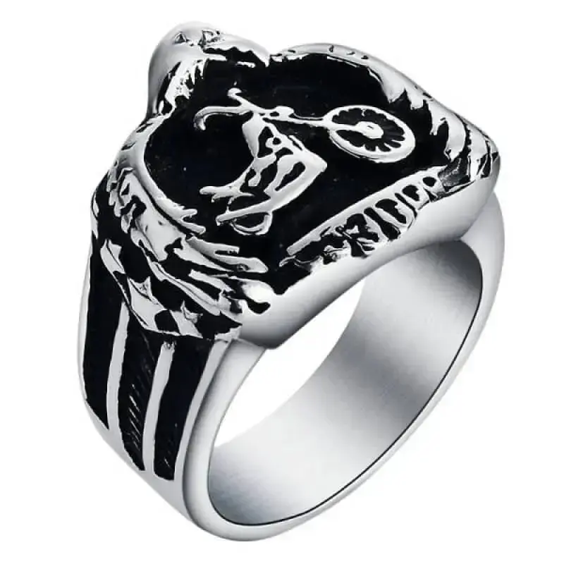 Bague motard - Custom Chopper