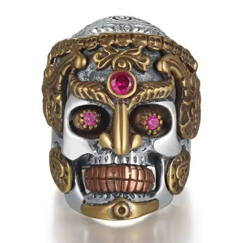Bague motard femme égyptienne (Argent)
