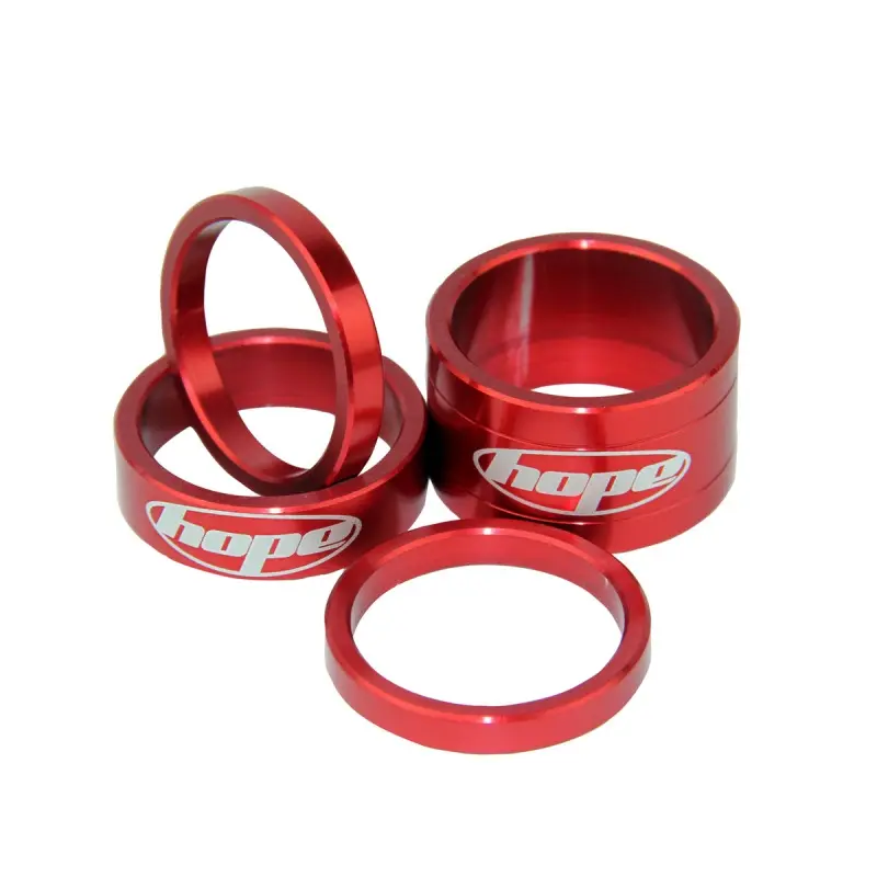 Bagues de direction HOPE 1-1/8" rouge