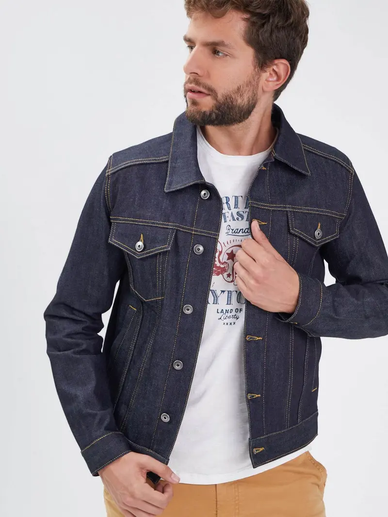 Baker denim - Veste en jean brut homme