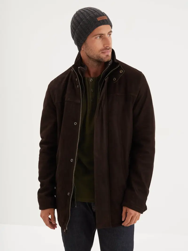 Balzac madison - Veste cuir homme marron
