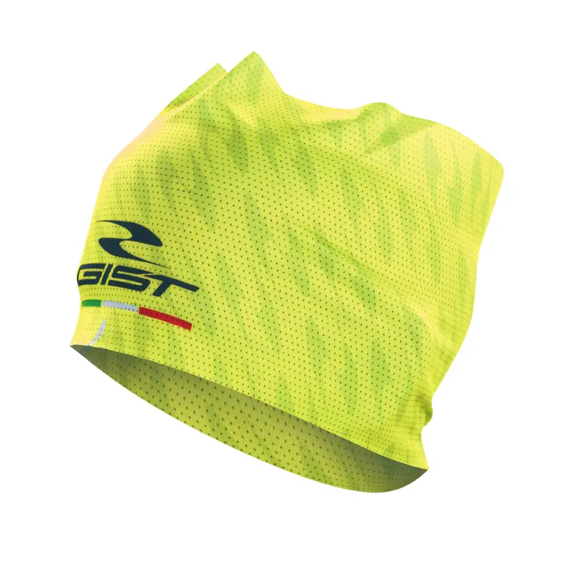 Bandeau - Tour De Tête - Tour De Cou Mi-Saison Gist Multiuso Jaune Fluo