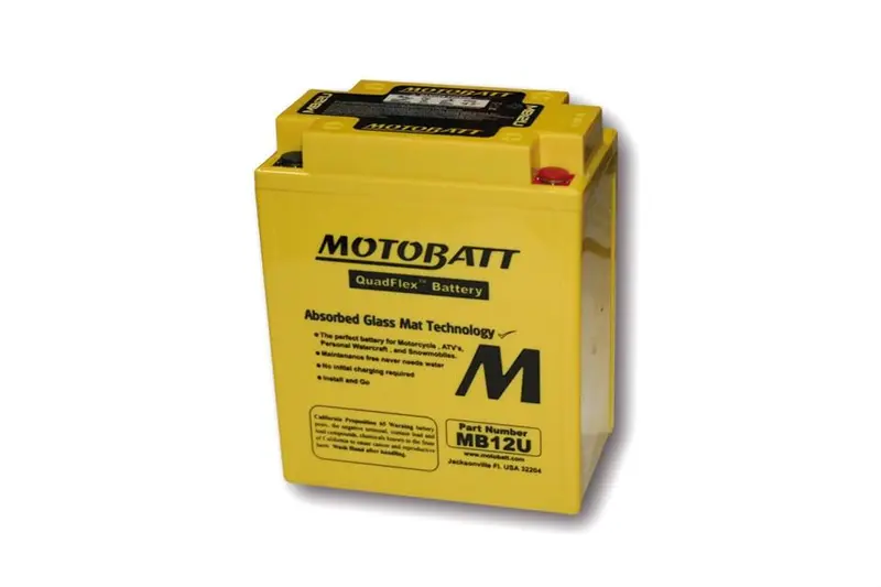 Batterie 12V 15AH MOTOBATT MB12U (4 poles)