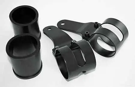 BF Paire de pattes de phare Ø 53-57 mm - NOIR