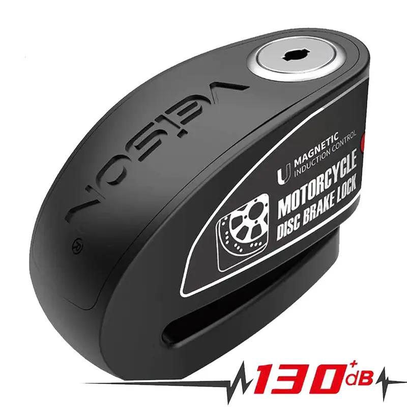 Bloque disque moto + Alarme 130DB