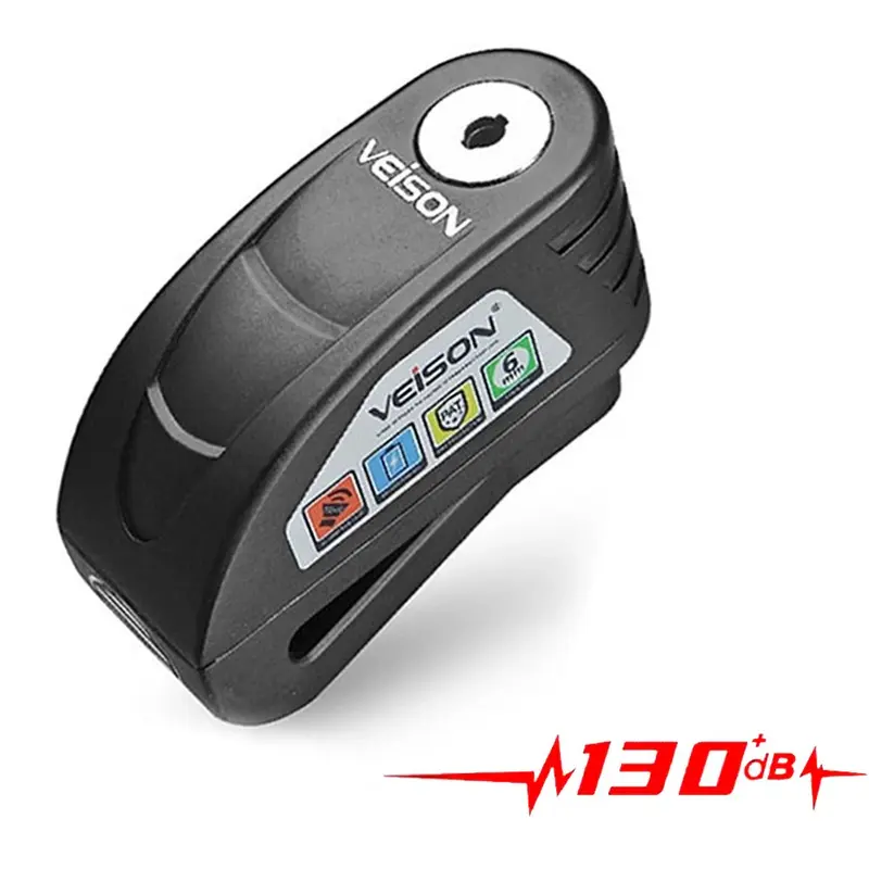 Bloque disque moto + Alarme 130DB