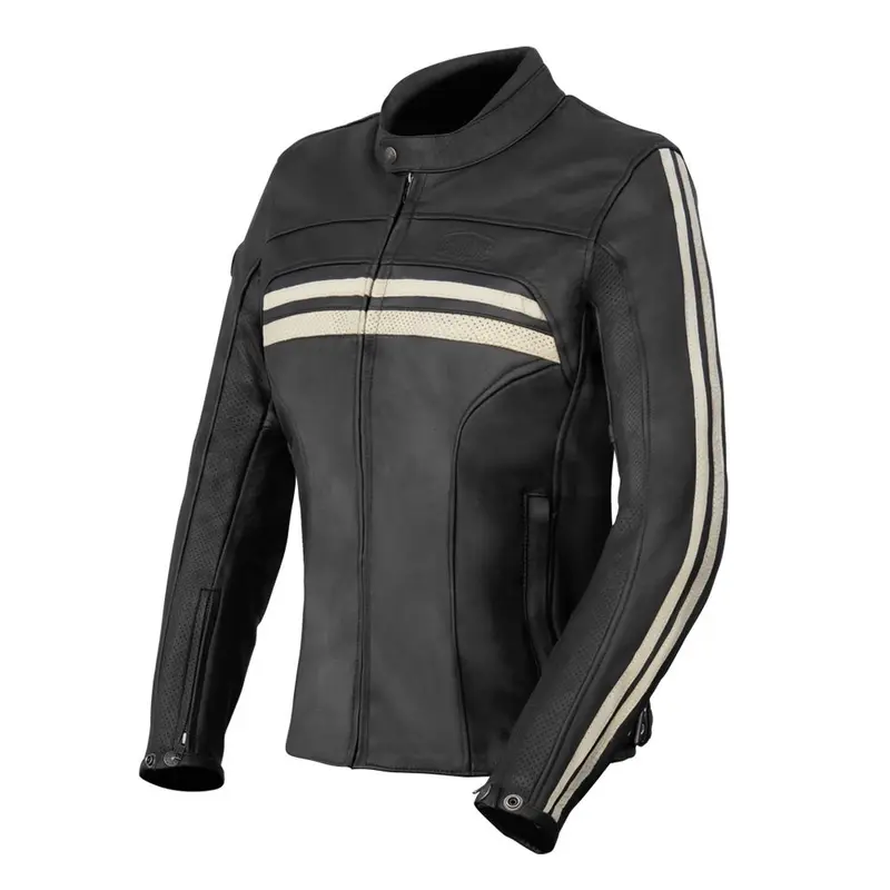 Blouson Cuir Moto Femme vintage -  Gasoline ENFIELD