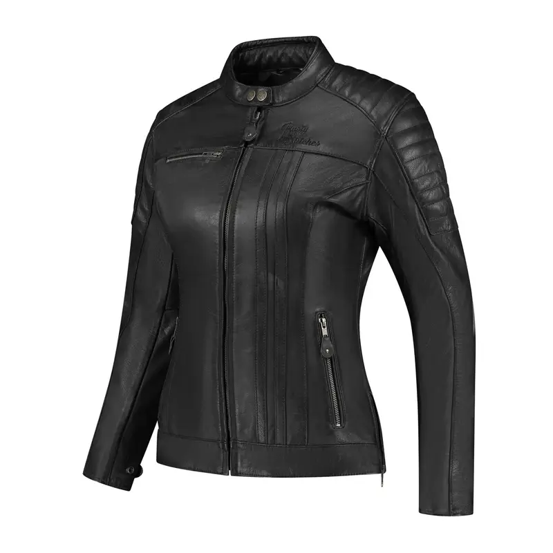 Blouson de moto femme A - Jack Alice noir