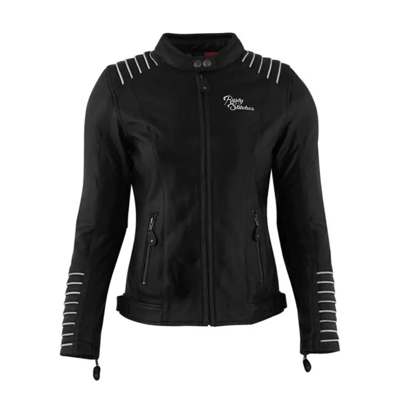 Blouson de moto femme AA - Jacket Amanda noir
