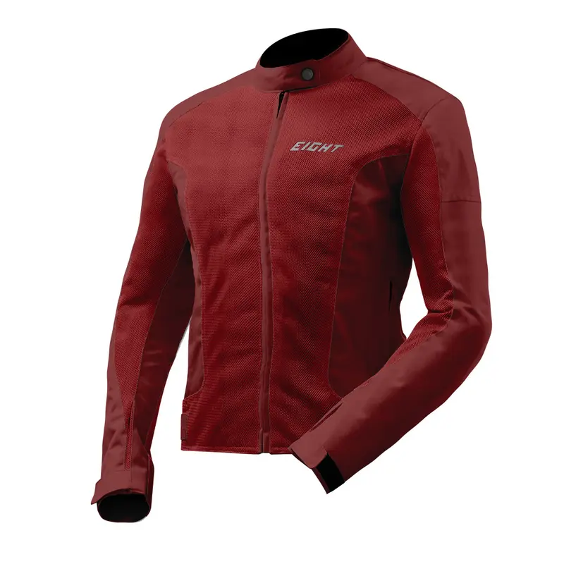 Blouson de moto femme - Aéro-Flow Grenat