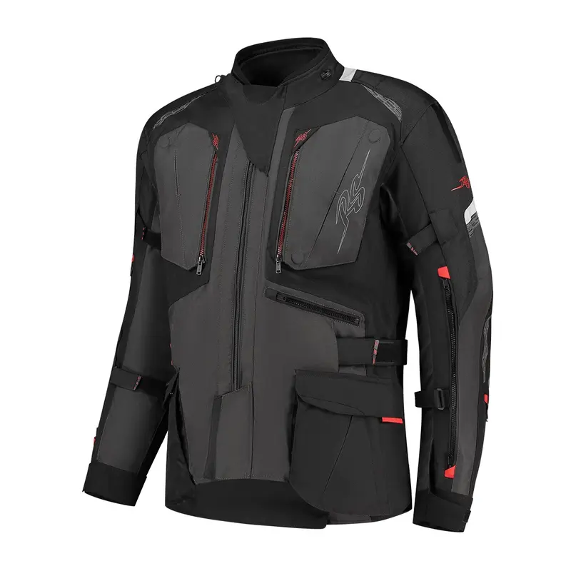 Blouson de moto homme AA - Jack Cliff Gris & Noir