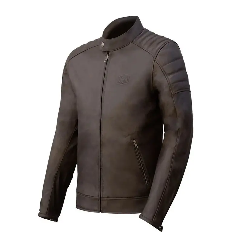 Blouson moto Cuir Homme - GT  Trophy Marron