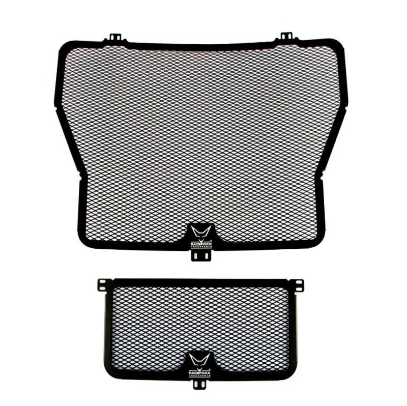 BMW S1000XR set protection radiateur aluminium noir