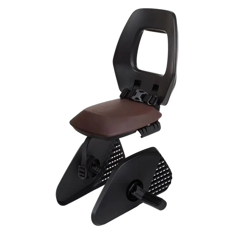 Bobike siège arrière junior One carrier noir/marron foncé