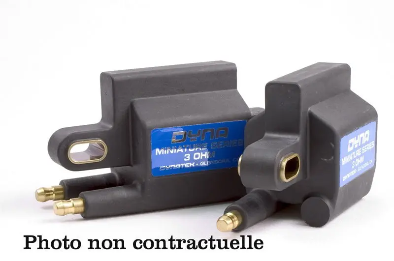 Bobine allumage 0,5 ohm 2 sorties unitaire - mini bobine -