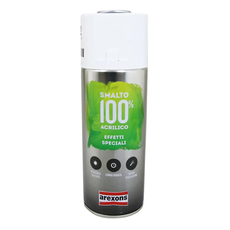 Bombe De Peinture Arexons Acrylique 100 Argent Effet Metalise Aerosol 400 Ml (3673)