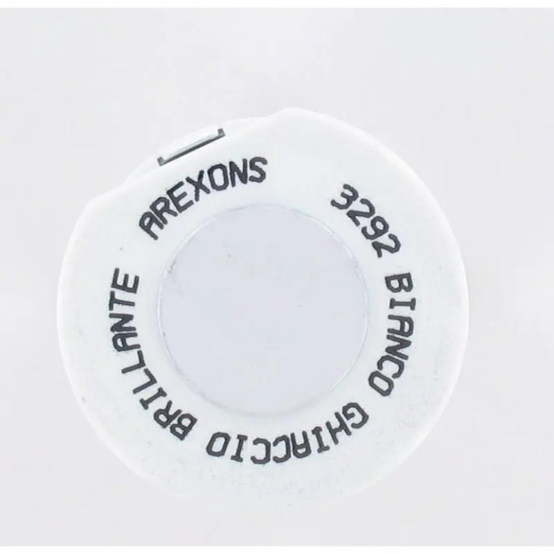 Bombe de peinture spécial métaux Blanc glacé brillant - 400ml