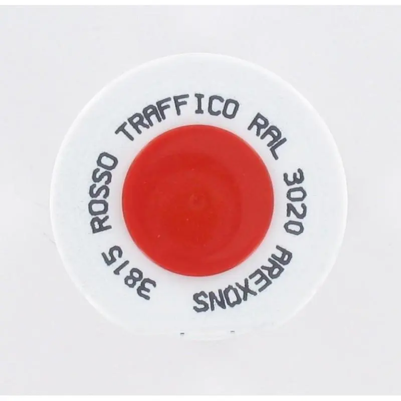 Bombe de peinture spécial métaux Rouge trafic brillant RAL 3020 - 400 ml